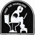 thumbnail image 1 of 5 Minute Toilet Hourglass Sand Timer, Bathroom and Toilet Hourglass with Fun Prints, Hourglass to Build Time View, Fun Gift, 1 of 5