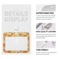 thumbnail image 4 of Zufioo Cute Pizza In Various Print Work Badge Protective Case, Waterproof Lanyard, Badge Transparent Clip, Suitable for Induction Card Badge Swipe Credit Card, 4 of 7
