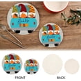 thumbnail image 4 of SKYSONIC Cute Autumn Gnomes Pot Holders Trivets, 2 Pcs Heat Resistant Trivets,Old Truck Fall Cotton Thread Weave Mats for Hot Pads Pans Pot Bowl Teapot for Kitchen Decor, 4 of 7