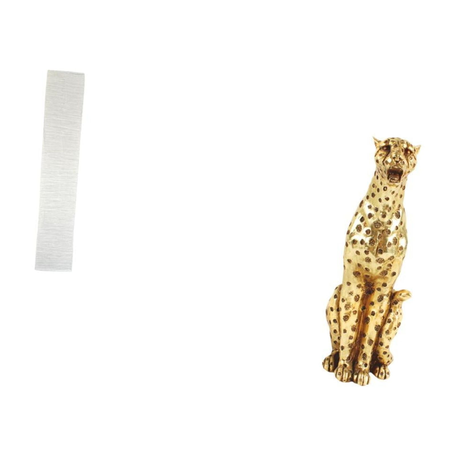 Floor Lamp Shade Cheetah Figurine Light Cover Artistic Paper Material Decorative for Living Room and Office