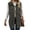 Army Green, variant on jinghuiyue Womens Corduroy Vests Button Down Sleeveless Collared Casual Dressy Office Outerwear Waistcoat M