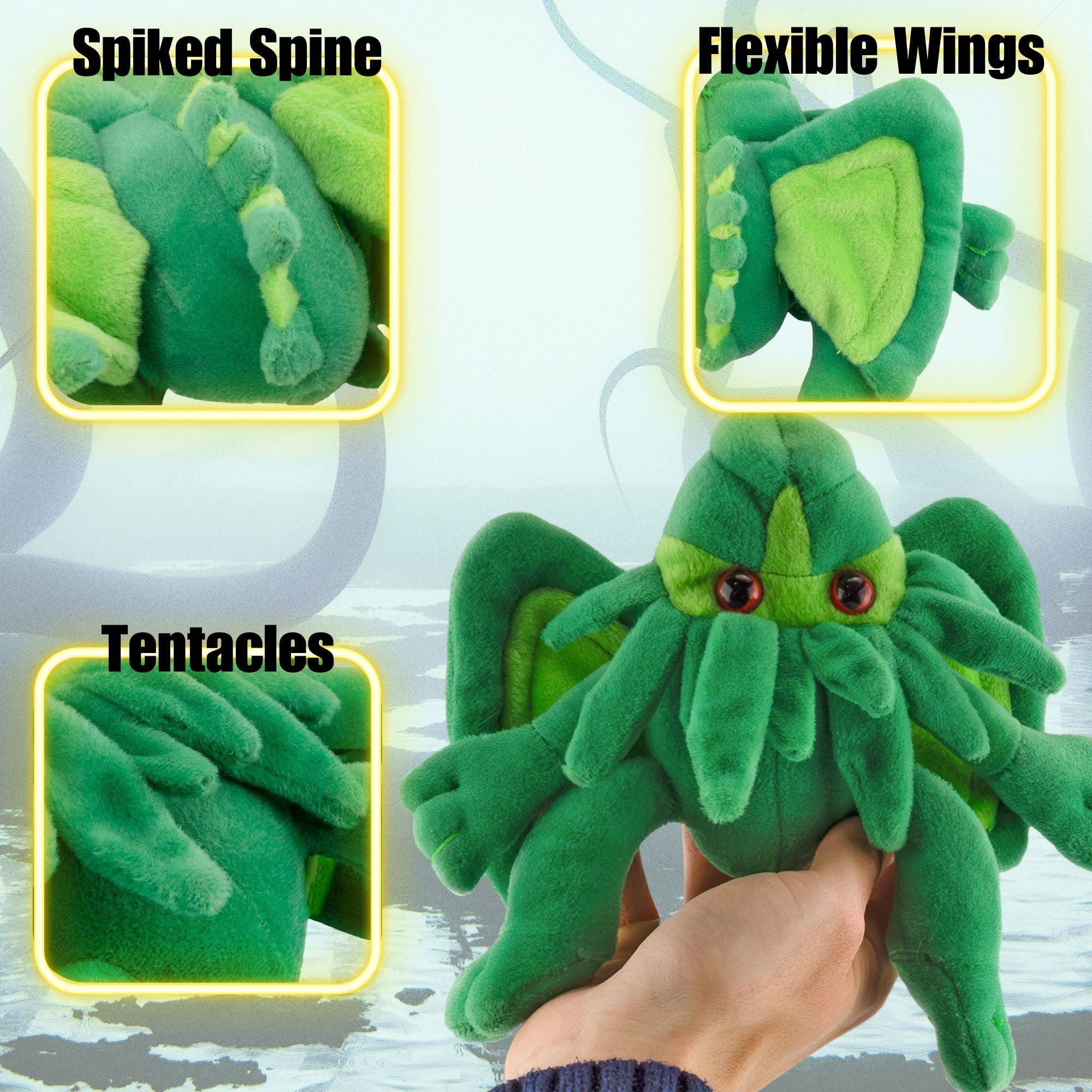 Toy Vault 16-Inch Cthulhu Plushie Doll, Large Size Stuffed
