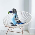 thumbnail image 4 of Loro de peluche, muñeco de peluche, almohada de peluche, juguete de animal de peluche, loro de peluche Azul, 4 of 7