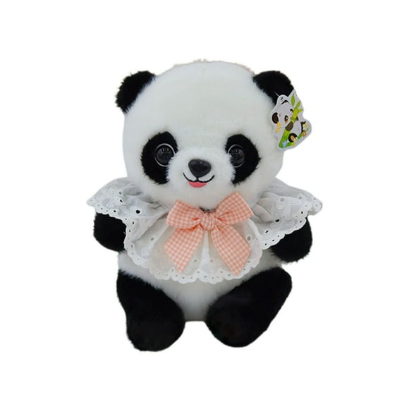 HUASHENG Cute Costume Changing Flower Panda Plush Toys Giant Panda Dolls Birthday And Souvenirs