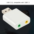 thumbnail image 4 of USB Mic Adapter, 3D Stereo External USB Sound Card, for, 4 of 7
