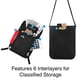 thumbnail image 3 of Funda de viaje con cuello tipo cartera KEAFOLS para pasaporte familiar, 3 of 8