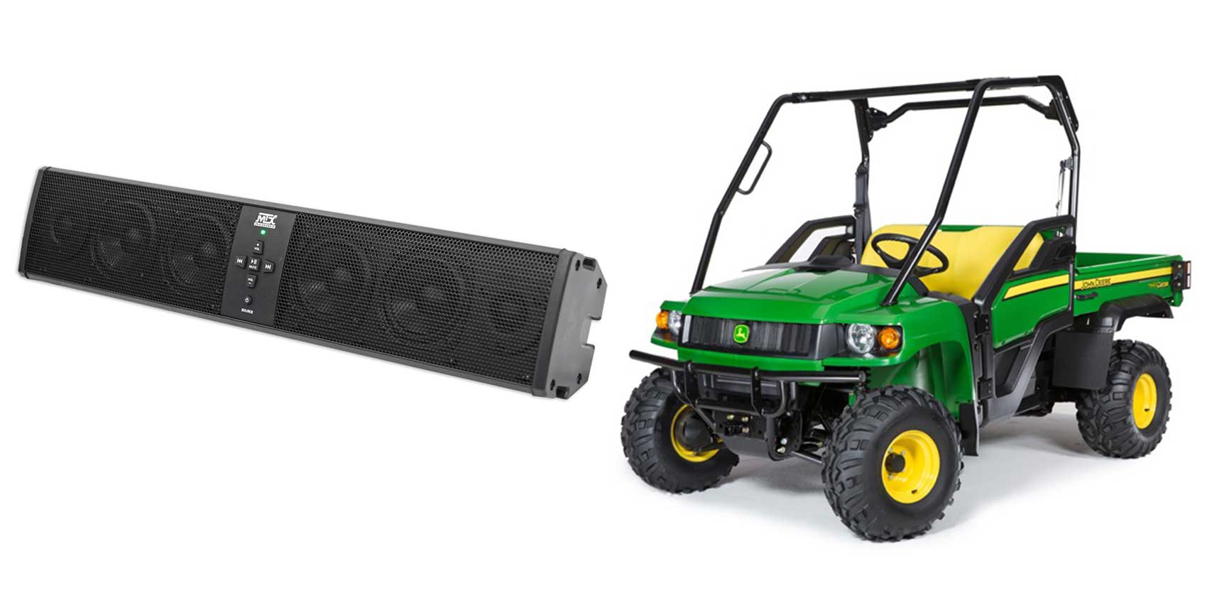 MTX 6-Speaker Powered Sound Bar+Bluetooth for John Deere Gator XUV/RSX