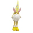 thumbnail image 1 of Muñeca sin rostro Feliz Pascua, muñeca encantadora, regalos de Pascua para niños, decoración de conejito de Pascua para el hogar, mesa, Kits de decoración para fiestas Amarillo con piernas Inteprter HA003433-02, 1 of 1