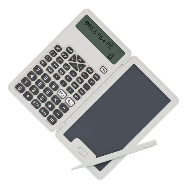 keepw Petite Calculatrice Scientifique Compacte pour un Transport Facile et Calculatrice Intuitive Fonction Blanche Scientifique
