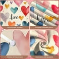 thumbnail image 4 of Heart-shaped Love Banner Puppy Pattern Heart Display Red Pink Rose Decor Romantic Backdrop for Valentine's Day Wedding Pet Party, 4 of 9