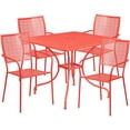 thumbnail image 4 of 35.5SQ White Patio Table Set, 4 of 4