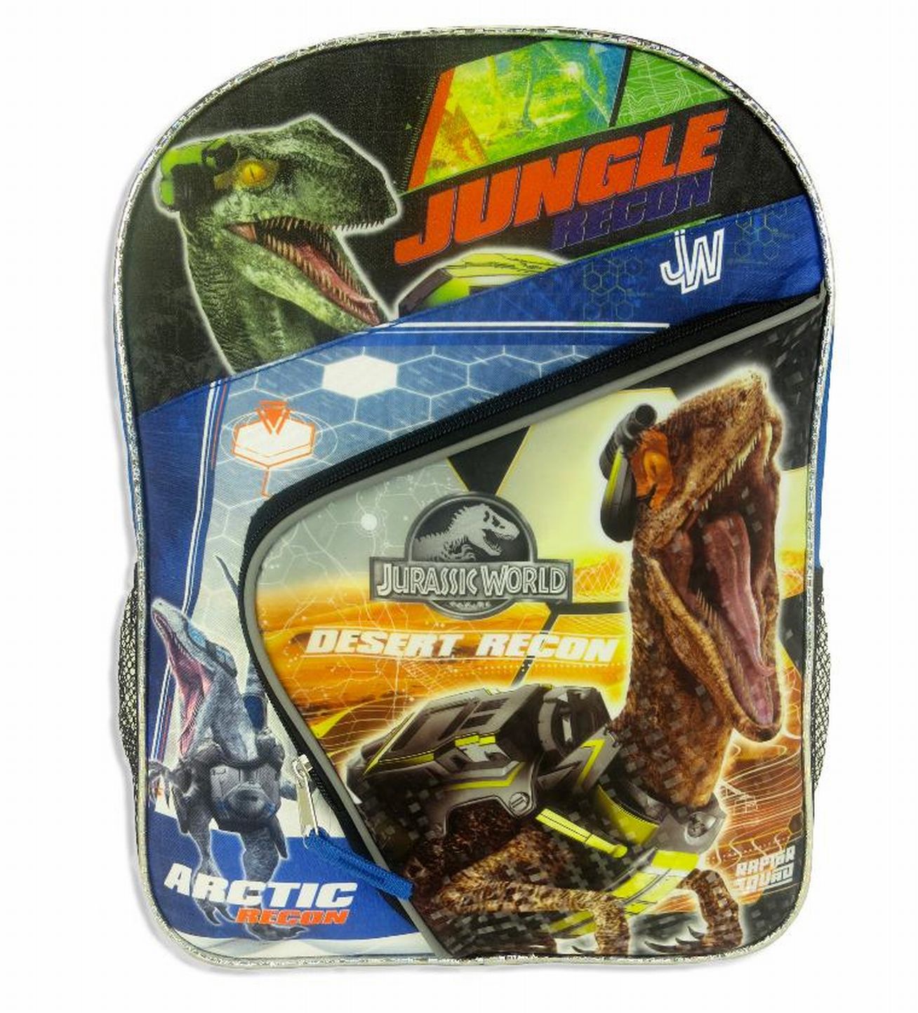 jurassic world backpack blue