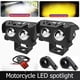 thumbnail image 1 of 2pcs Motorcycle racer universal light super bright projector lens fog light motorcycle led headlight auxiliary spotlight, 1 of 5