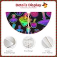 thumbnail image 3 of Sikiie Bright Mushrooms Nativity Christmas Tree Skirt, Jesus Christian Winter Holiday Tree Mat Decoration(30-48IN)36", 3 of 6