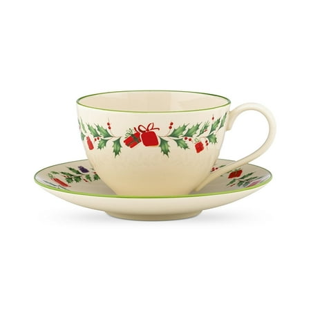 Lenox Holiday Gems - Lenox Holiday Inspirations and Illustrations Cup and Saucer Set