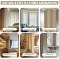 thumbnail image 5 of Curtain rail ceiling installation, curved curtain rod, sliding curtain rail, room partition, shower curtain rod, wall partition,, 5 of 6