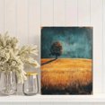 thumbnail image 2 of Qisvanset Framed Canvas Wall Art, 12x16 Inch Vintage Prairie Rustic Farmhouse Landscape Art, 2 of 5