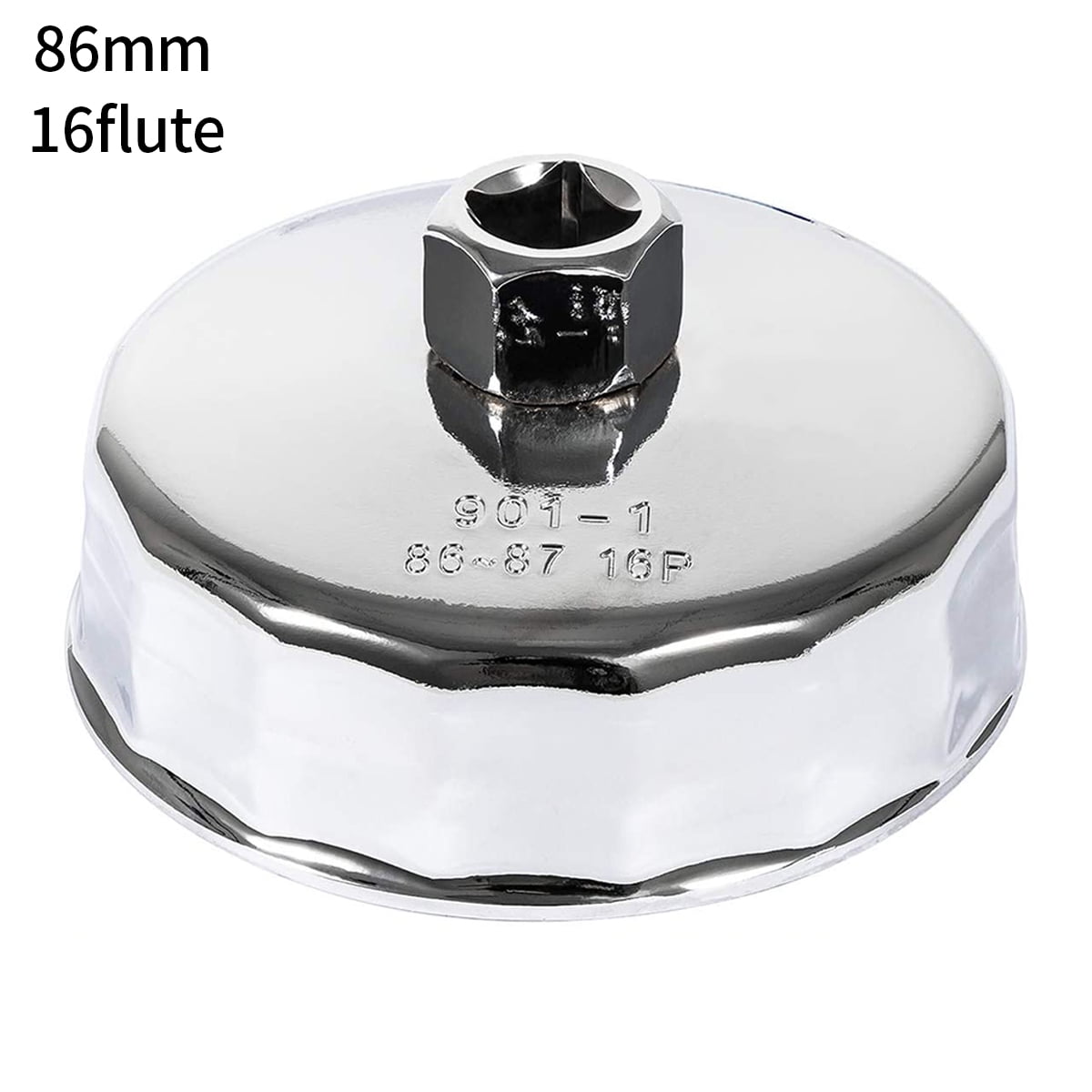 Oil Filter Wrench 86mm 16 Flutes, Oil Filter Housing Cap Removal Tool