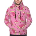 thumbnail image 4 of KLL Watermelon Print Mens Hoodie Long Sleeve Casual Pullover Hooded Sweatshirt Fashion Drawstring Hoodies with Pocket-XX-Large, 4 of 6