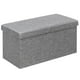 thumbnail image 1 of Costway Otomana plegable con tapa hermética, banco con capacidad 80 L, reposapiés acolchado y asiento, para salón dormitorio pasillo entrada, 1 of 7