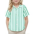 thumbnail image 4 of Bnwani Long Sleeve Toddler Shirts Boys Uniform Casual Fashion Cute Striped Pocket Tops, 4 of 7
