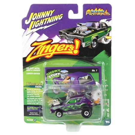 Johnny Lightning 1:64 Street Freaks Ver B 1971 Amc Gremlin Purple