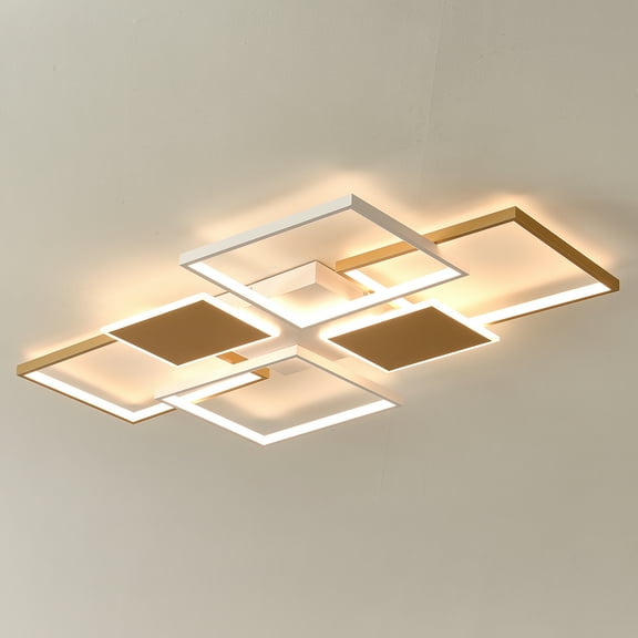 Pendant Lighting Fixture, Dimmable Ceiling Light Fixture, Modern LED Ceiling Light