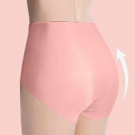 

CAICJ98 Cotton Underwear For Women Waist Of Pure Cotton Underwear Women Contracted Comfortable Breathable Fork Girls Briefs Pink XXL