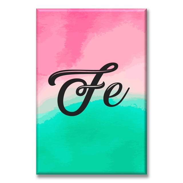 Cuadro Canva Listo Para Colgar Tipo Galería Fe Letras 60X90 cm