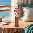 thumbnail image 6 of 1 Pcs Cherry Blossom Branches 21.3'' Long Stems Artificial Flowers for Tall Vases Fake Flowers Floral Stems Real Touch Cherry Blossom Decor Spring Decorations for Home Wedding Table Centerpieces B, 6 of 7