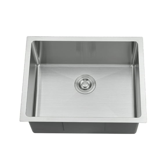 BOANN UM2318-BN Undermount Kitchen Single Bowl Sink - 23 x 18 -  BN