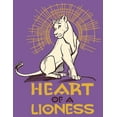 thumbnail image 2 of Girl's Lion King Nala Heart of Lioness Graphic Tee Purple Berry Large, 2 of 4