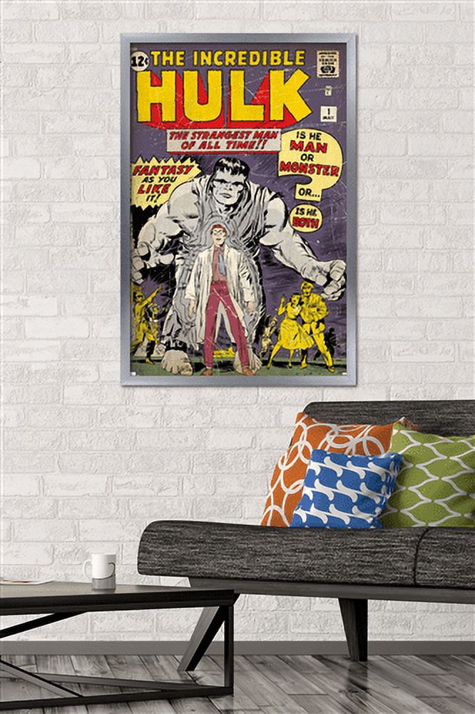 Marvel Comics - Hulk - Incredible Hulk #1 Wall Poster, 22.375" x 34", Framed