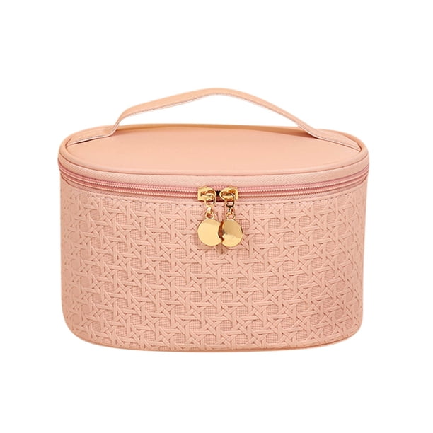 Bolsas de Almacenamiento Grandes Caja de Almacenamiento Portátil de Artículos de Aseo, Bolsas de Almacenamiento Cosméticas de Gran Capacidad con Cremallera