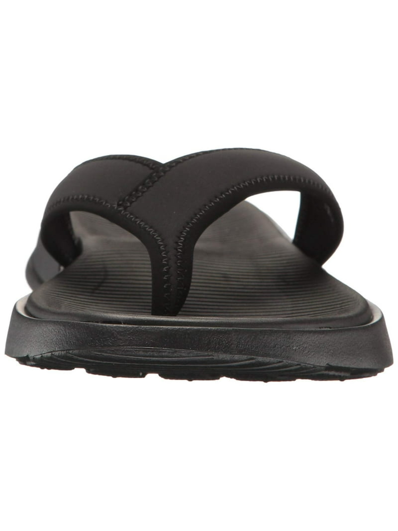 nike men's ultra celso thong sandal black/white-black
