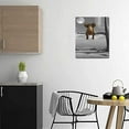 thumbnail image 5 of Elephant Art Wall Decor Animal Resting Elephant Look at The Moon Wall Pictures for Bedroom Living Room Bathroom Decoration, Wooden Framed Stretched Print on Canvas Poster Ready to Hang 12" x 16", 5 of 6