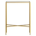thumbnail image 2 of Henn&Hart 29.5"H Console Moderne en Métal/verre en Laiton, 2 of 8