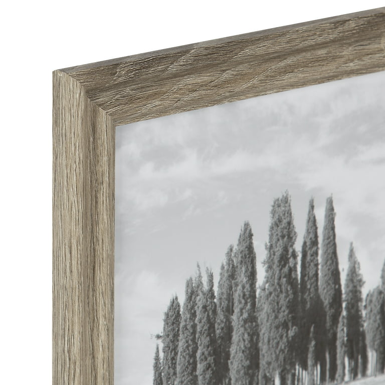 Mainstays 4x6 Traditional Gallery Wall Picture Frame, Rustic Gray, Set of 4