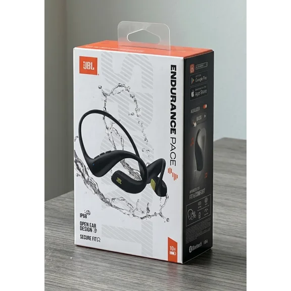 JBL Endurance Pace Open-Ear Bluetooth True Wireless Sport NoiseCancel Headphones Black / Lime (Global Version) (Sold without manufacturer warranty)
