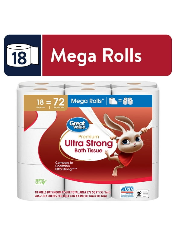 Great Value Toilet Paper in Toilet Paper