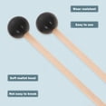 thumbnail image 2 of Miangastore 2 Pcs Bâtons de Maillet en Bois Accessoires d'Instruments, 2 of 9