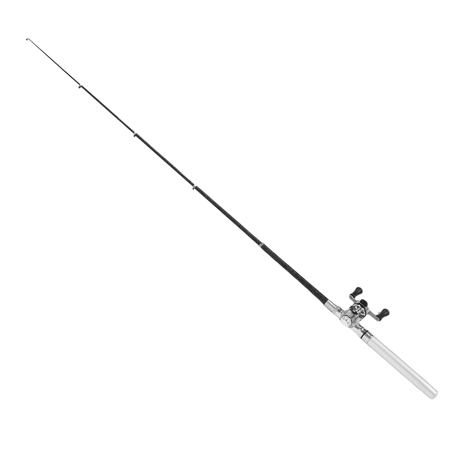 Portable Pocket Telescopic 37inch Mini Pen Fishing Rod, Small Pen Fishing Pole with Reel, Lightweight Fishing Rod Reel Combo for River Lake Reservoir Ice Fishing