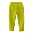 thumbnail image 4 of AherBiu Toddler Boys Clothes Unisex Girls Sweatpants Elastic Waisted Joggers Pants Cinch Bottom Trousers, 4 of 6