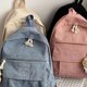 thumbnail image 5 of Backpack School Bag Corduroy School Bag Girl Backpack College Lycee Girl Large Capacity Reinforced School Backpack Girl Lightweight Backpack, 5 of 5
