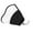Black M, variant on Dog Cone Collar Adjustable Fastener Tape Post-Surgery Recovery Soft Dog Cone Collar with Clear Splicing Cover