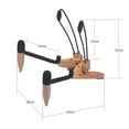 thumbnail image 2 of Support de support d'Instrument de Musique Pliant pour Guitare Acoustique Folk Classique Couleur Bois Naturel, 2 of 7