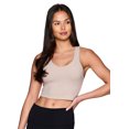thumbnail image 1 of RBX Active Women's Ultra Soft Active Cropped Bra Tank Top With Shelf Bra, 1 of 4