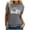 Grey, variant on Women's T Shirts Short Sleeve Custom Print Crew Neck Tops for Everyday Wear Womens Tees Grey L
