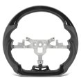 thumbnail image 2 of Hydro Dip Steering Wheel, Flat Bottom Steering Wheel Perfect Fit Ergonomic  for  C6 2005 To 2013, 2 of 8