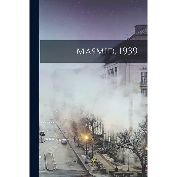 Masmid, 1939, (Paperback)